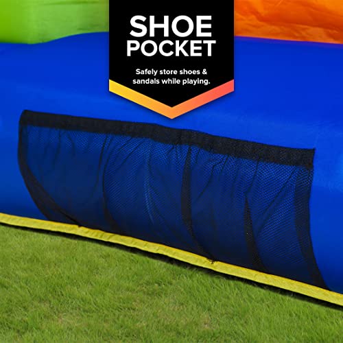 Sportspower My First Jump N' Play Bounce House With Slide,Multi-Color,144" L X 108" W X 86.4" H #TOP2