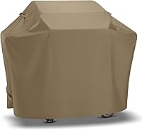 Vista 10 de SunPatio Cubierta de parrilla de 55 pulgadas para parrilla al aire libre, cubierta de barbacoa resistente con costura sellada impermeable