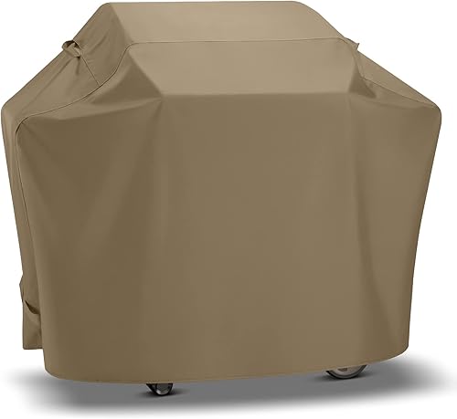 SunPatio Cubierta de parrilla de gas de 48 pulgadas, cubierta de barbacoa impermeable mejorada para exteriores con costura sellada, material disponible en Yaxa Colombia