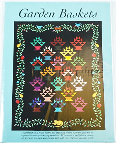 Garden Baskets Quilt Pattern - 2 Sizes
