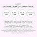 LAPCOS Deep Collagen Glass Skin Overnight Mask - Korean Skin Care Mask w/Rose PDRN, Vegan Collagen & Hydrogel Sheet - Hypoallergenic Firming Collagen Face Mask Sheets (4 ea, 1.23 oz)