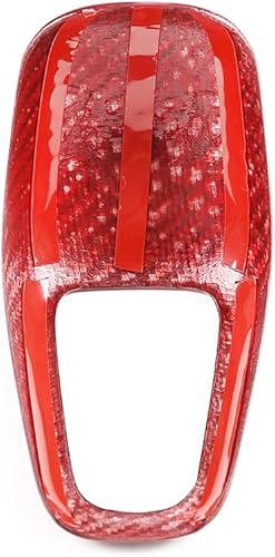 Miniatura 7 de YIWANG Cubierta de la cabeza de la perilla de palanca de cambios de fibra de carbono 100% real para Porsche Cayenne 2018-2020 Accesorios de coche