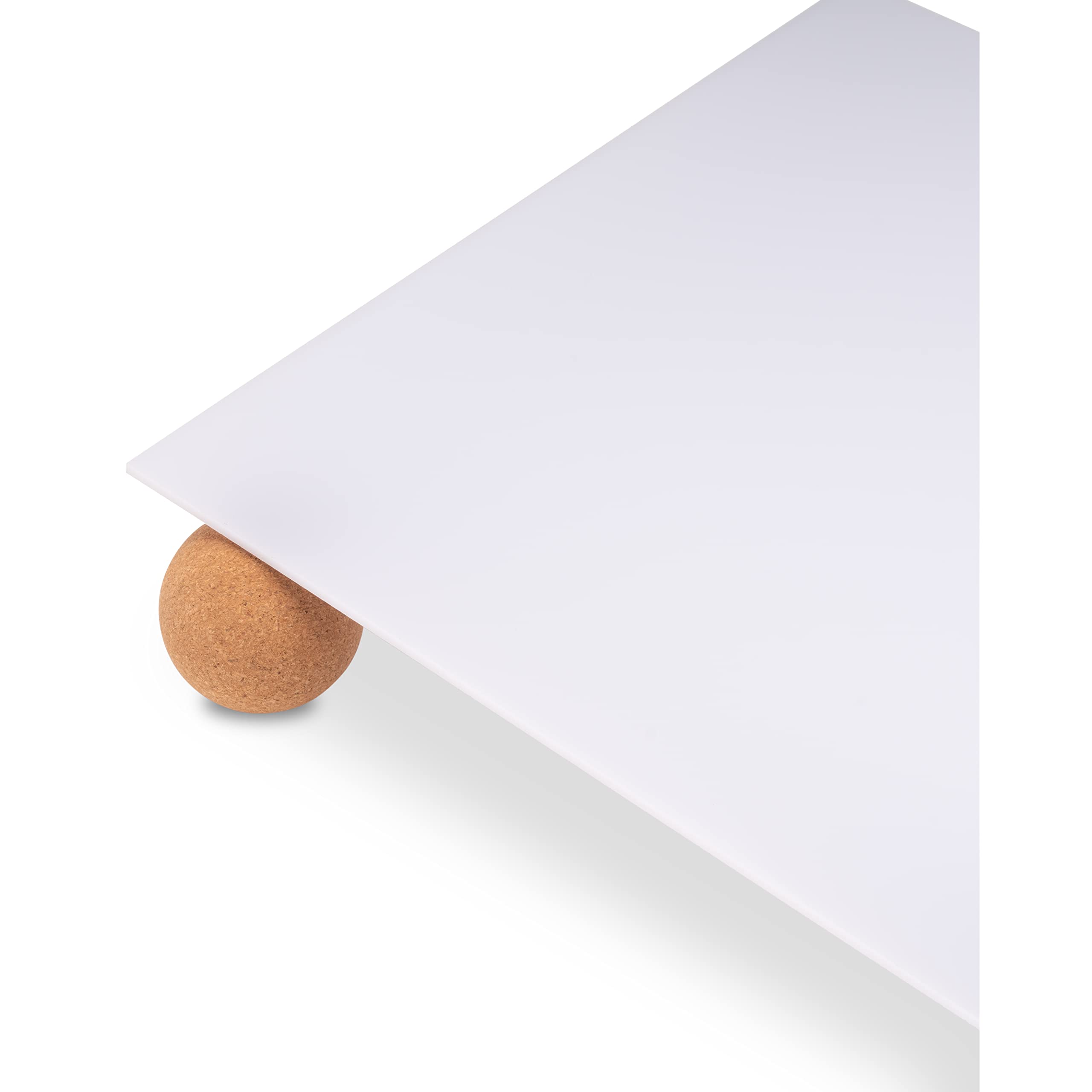 Platte aus Polycarbonat | opal-weiß | 8mm stark | UV resistent | Qualität von W&S GmbH | 600mm x 600mm | Polycarbonatplatten | Außenbereich & Innenbereich