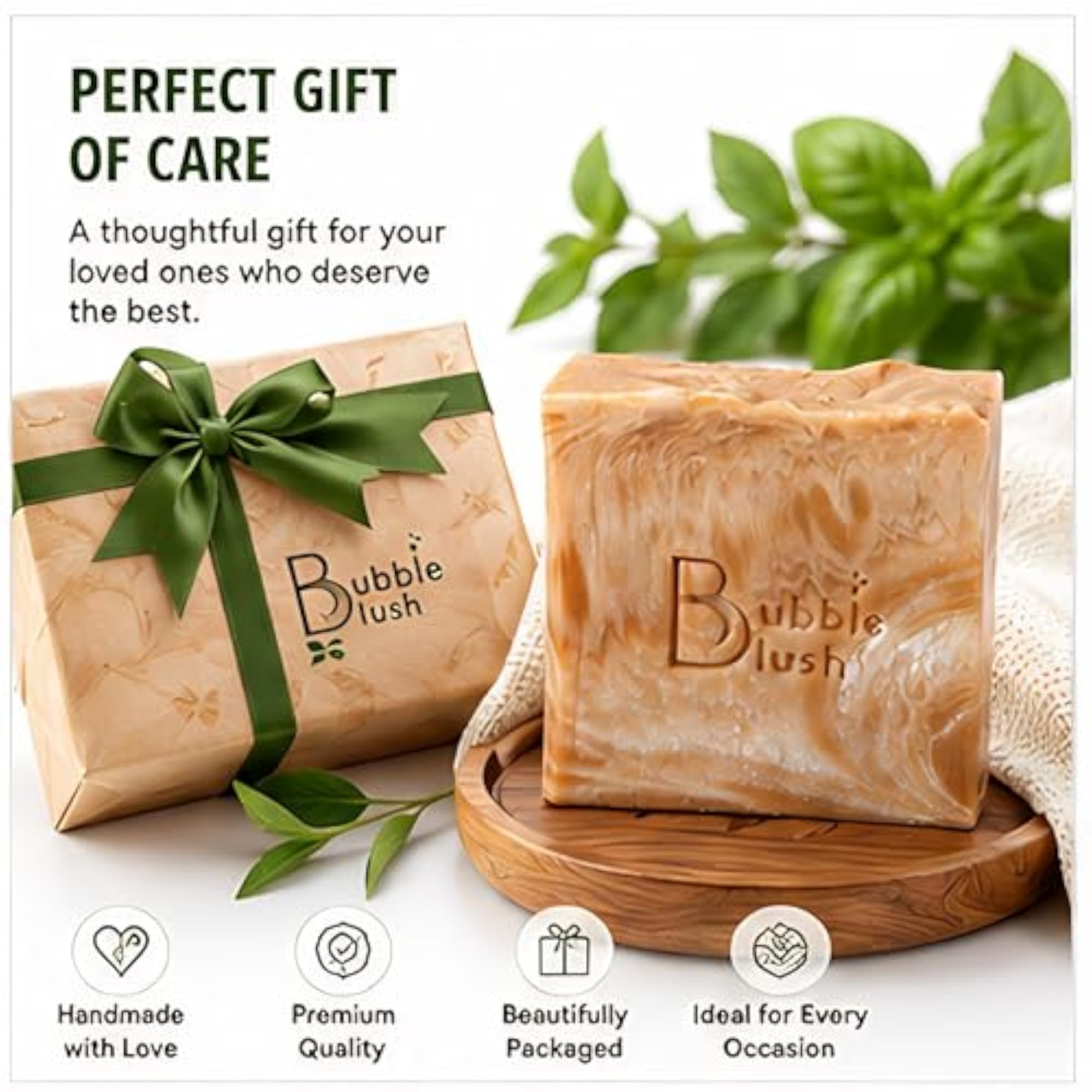 Premium Herbal Aura Handmade Soap Bar for Men & Women