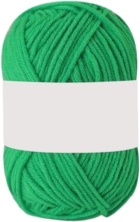 25g 4-Ply Milk Cotton Yarn for Crocheting Hand Knitting Blend(52)