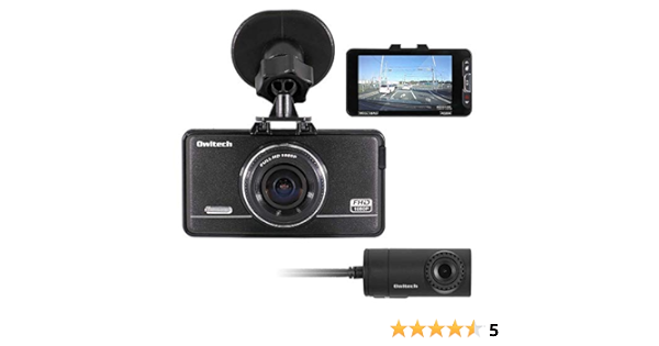 Amazon.co.jp: オウルテック ドライブレコーダー 前後カメラ 1080Pフル