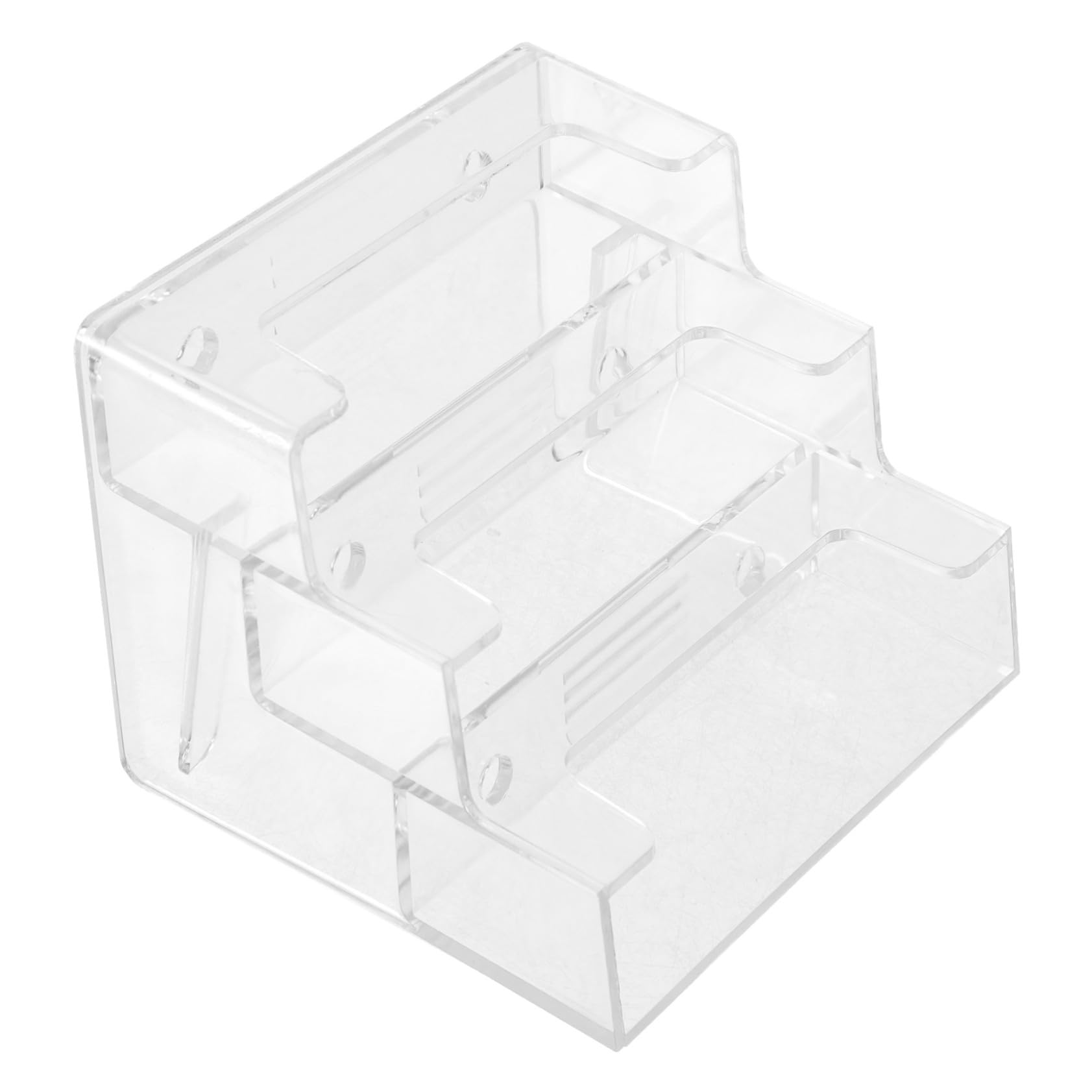 TEHAUX 5stücke Transparente Visitenkartenhalter Für Schreibtisch Mehrschichtiger Kartenorganizer Für Büro Und Veranstaltungen Praktischer Kartenständer Für Businesskarten