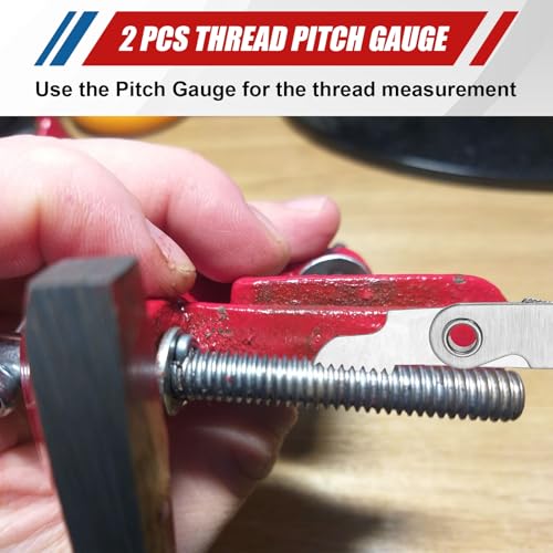 image for Loksun 61Pcs Thread Repair Kit, UNC, UNF & Metric Thread Chaser Set, R