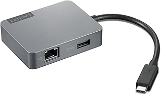 Lenovo Lenovo USB Type-C トラベルハブ (2021年モデル) USBハブ HDMI VGA LANポート USB3.0 軽量 コンパクト ThinkPad 在宅勤務 リモートワーク 4X91A30366