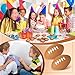 Blulu 30 Pack Mini Footballs Foam Stress Ball Bulk 2.17