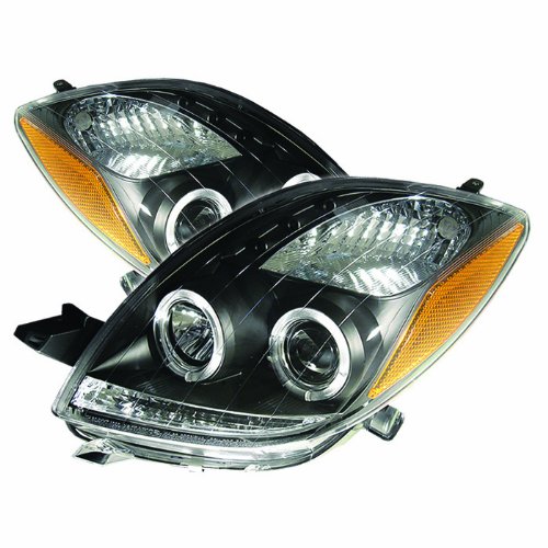 Xtune For Yaris 2Dr Projector Headlights Led Halo #TOP27