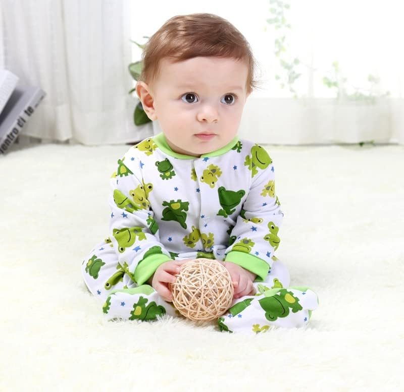 Infant Baby Girl Boy Onesie Cotton Newborn Outfit Bodysuit Jumpsuit Long Sleeve Romper - Image 2