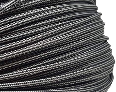 100m Color 3mm Cable Sleeve Wire Protection PET Cable Sleeves wire cable Braided PET Sleeve - (Color: Thunderstorm)