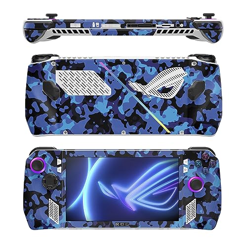 Image of MightySkins Skin Compatible with Asus ROG Ally - Blue Modern Camo | Protective, Durable, and Unique Vinyl Decal wrap Cover | Easy to Apply, Remove, and Change Style