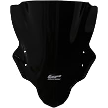 GP Kompozit Touring Windshield Windscreen Black Compatible for Bajaj Pulsar NS200 2011-2023 40 cm
