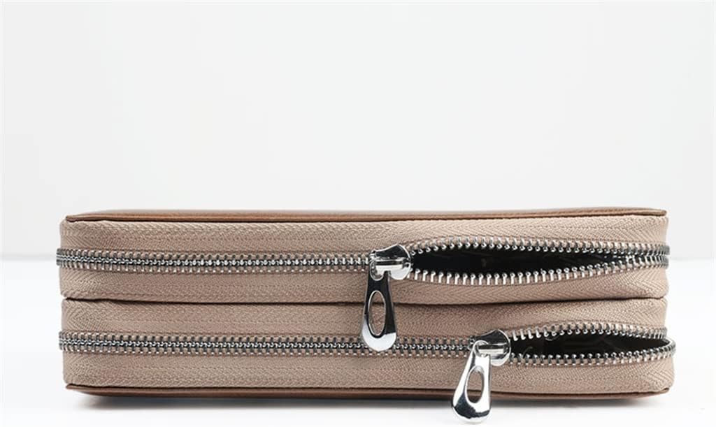 Multi-function Car Key Case Men's Multi-card Mobile Phone Card Wallet All-in- Long Leather Large-capacity Clutch image 3