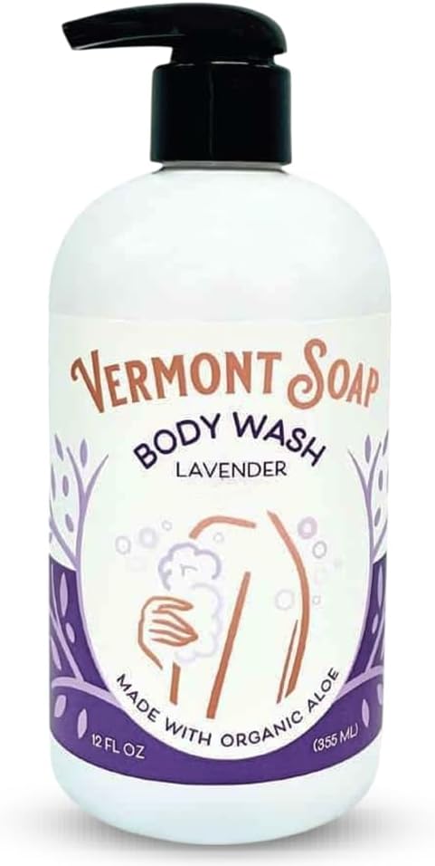 Organic Lavender Body Wash, USDA Certified Organic Moisturizing Body Wash for Women or Men, Made With Aloe, Jojoba, and Shea Butter, Shea Moisture Body Wash, (12 oz Lavender Ecstasy)