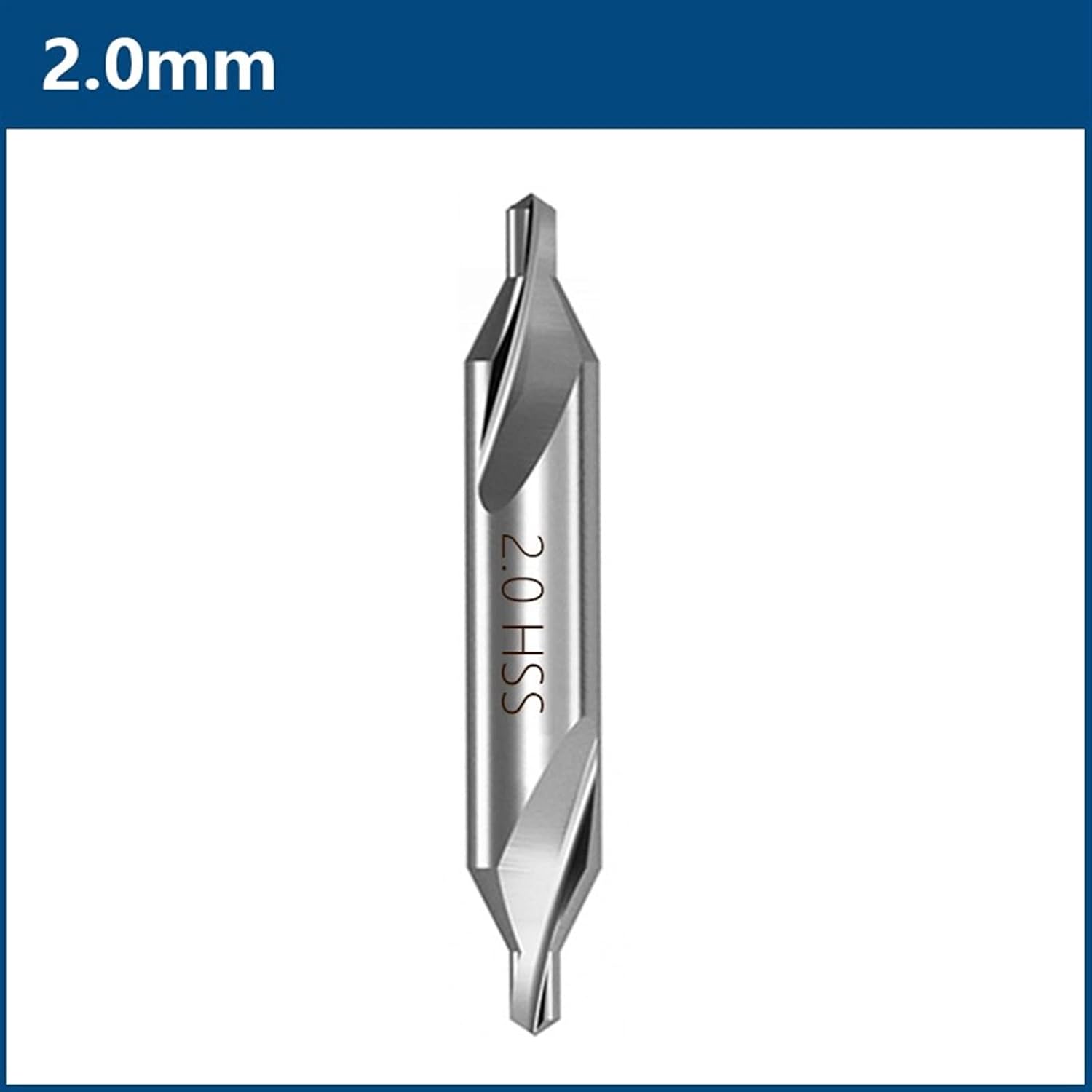 Drills Bit 60 Degree Metal Drill Power Tools Hole Drilling Cutter 1Pcs(2.0mm)