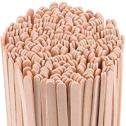 Daddy Chef Coffee Stirrers Sticks, Natural Birch Wood 1000 Count, 5.5 , BPA Free Eco-Friendly Beverage Stirrers (5.5Inches 1000PC)