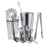BOGAZY Cocktailshaker Set 10-teiliges Cocktail-Mischset, Boston-Shaker-Set, Boston-Cocktail-Shaker-Zubehör-Set Shaker Set