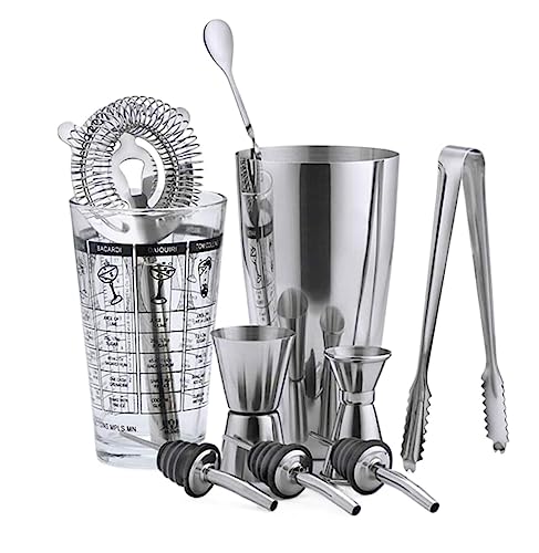 Set de coctelera RUVOO kit bartender 10 piezas miniatura 1