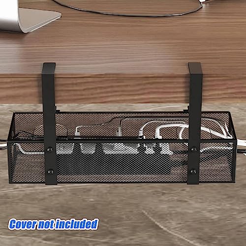 1 Pzs Organizador de Cables Bajo Escritorio para Manejo de Cables con Bandeja de Soporte para Cables miniatura 6