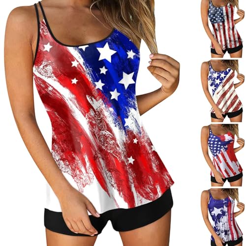 4Th Of July Swimsuits for Women,Red White and Blue...