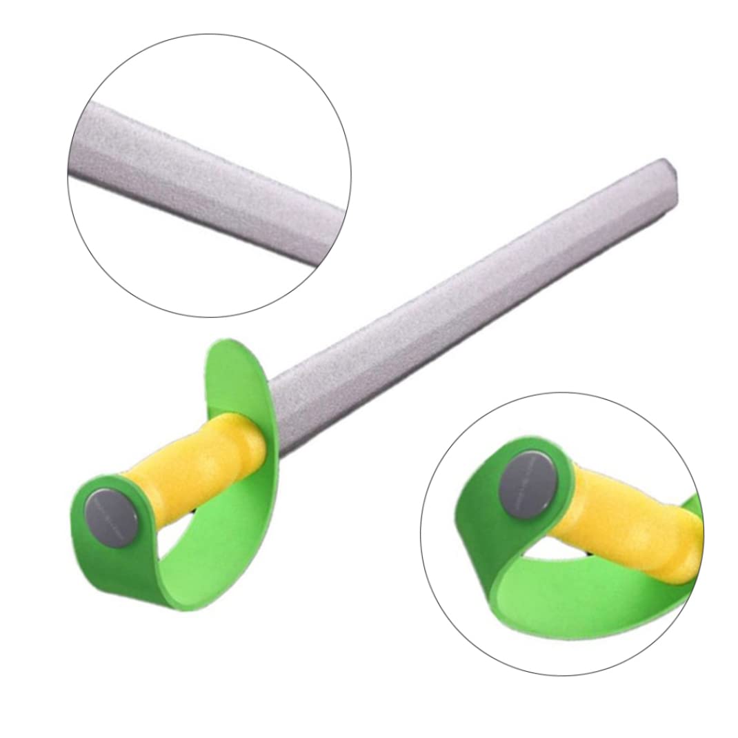 Espada de espuma para niños 4 pcs 21 inch de largo juguete de espuma Eva espada de seguridad suave e impermeable espada de cosplay para accesorios de actuación de jardín de infantes espada de juguete