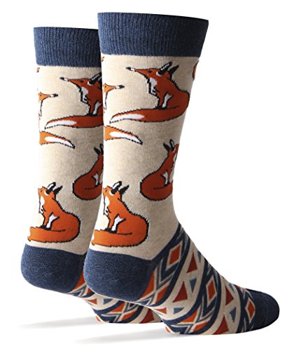 SockItUp Mens Crew Socks -Like a Fox2