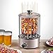 Grill Elektryczny 1100w Domowy Kebab Z Mocowaniem Do Dachu Kebab Rotisserie Grill 360 ° Automatyczny Obrotowy Grill 0-30 Minut Timer Dla 3-6 Osób Party