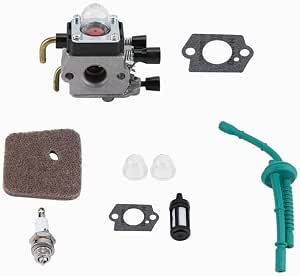 Kit Carburateur NIERBO Pour STIHL FS38/FS45/FS55 - Avec Joints, Bougie, Filtre à Air