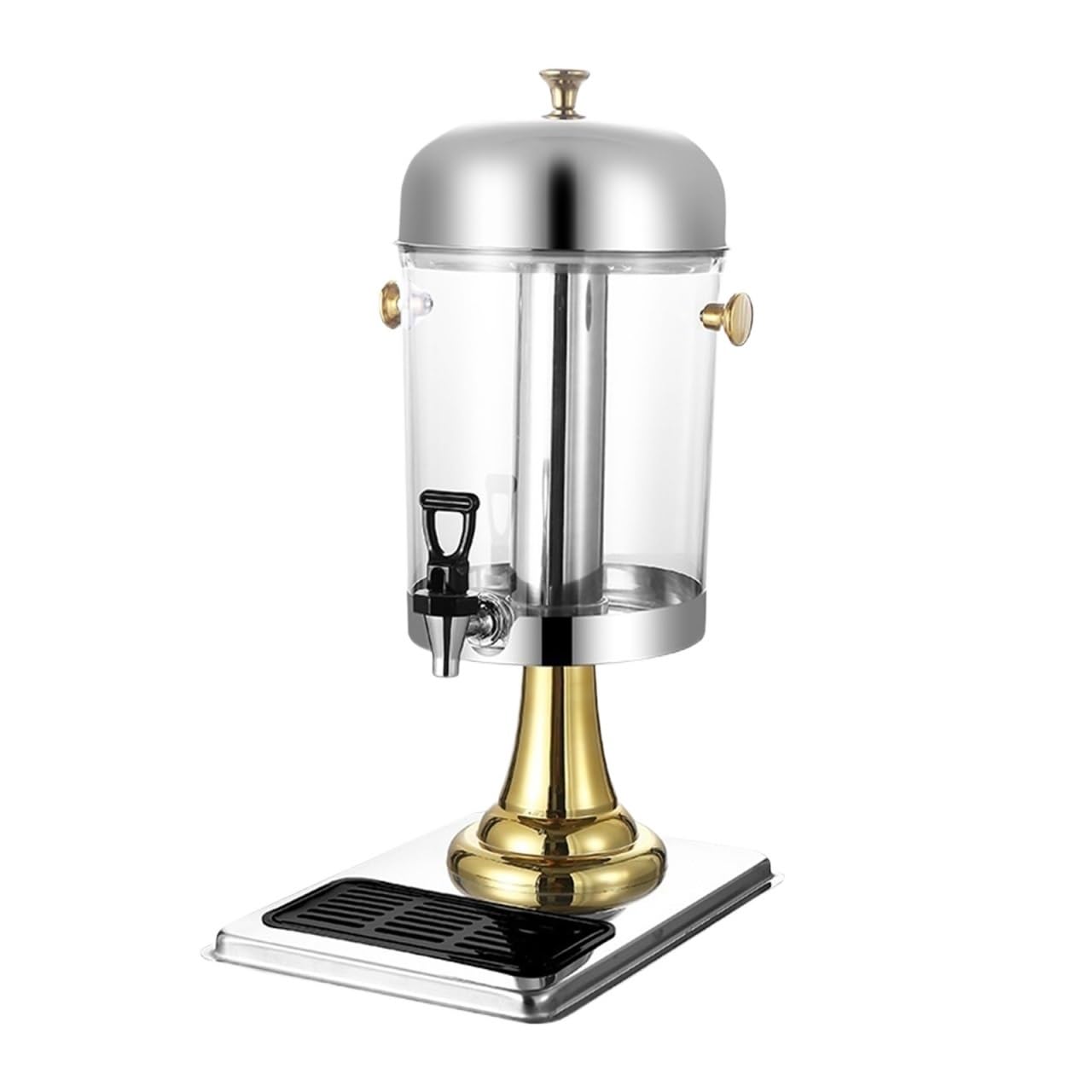 MYUYEE Beverage Dispenser,Juice Stainless Steel Juice Bucket Beverage Dispenser Wine Dispenser Drink Tower