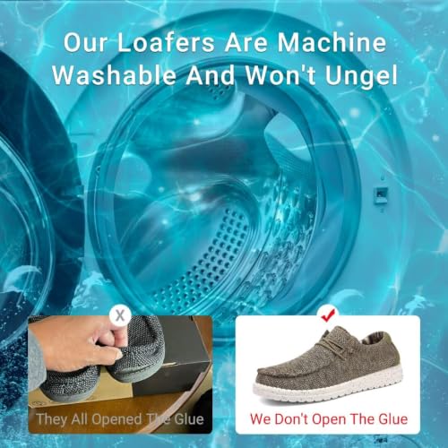 Image of Cheval Mens Machine-Washable Casual Loafers, Men Slip On Comfortable and Breathable Boat Shoes for Work, Casual, Walk, Traveling, Beach, Gifts for Men, Zapatos Mocasines para Hombre