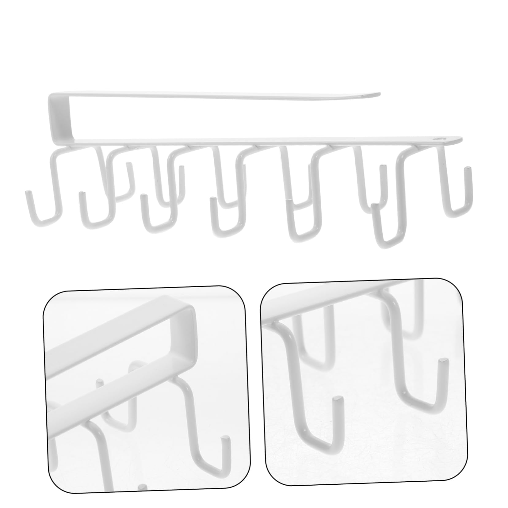 PRETYZOOM 5 Ganci Per Tazze Organizer in Ferro Per Tazze Sottopensile Da Parete Per Cucina