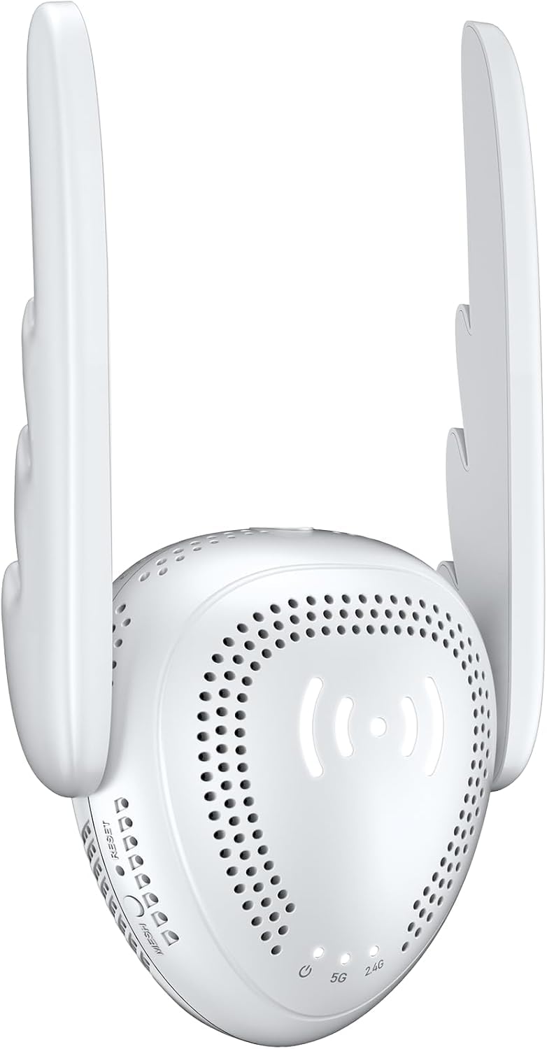 2026 mesh ax3000 wifi 6 extender signal booster for home, range up to 20k+ sq.ft, 3000mbps wireless internet repeater, dual band signal amplifier with gigabit ethernet port, 10x faster wifi extender