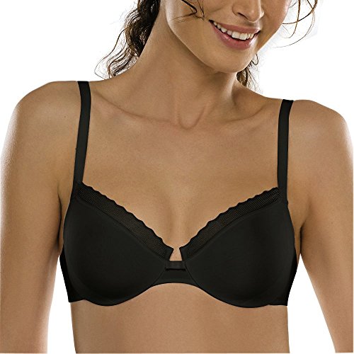LOVABLE My Daily Comfort Reggiseno con Ferretto, Nero (Black 004), 4-C / 36 C Donna
