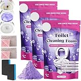 3Pcs Fizzclean Toilet Cleaner,Fizzclean Toilet Cleaning Foam,Touch-Free Foaming Bathroom Clean Foaming Powder