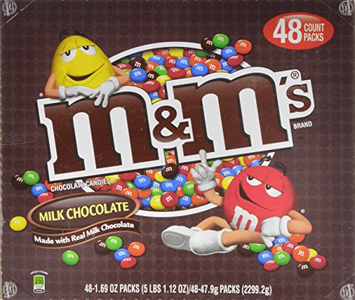 M&M 's Milk Chocolate Candies, 81.12 Ounce