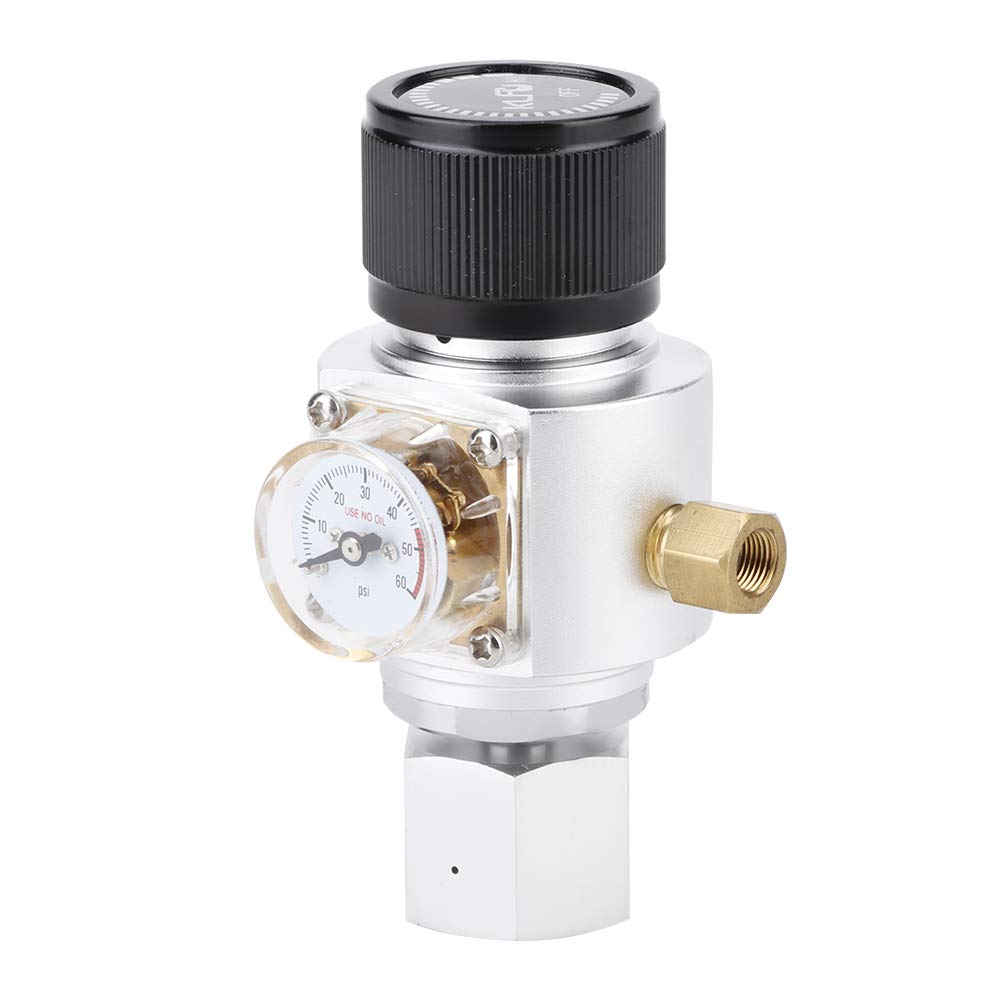 Mini regolatore di gas CO2 Adattatore per valvola di riduzione della pressione dell'acqua di soda Accessorio per bottiglia di soda per Homebrew