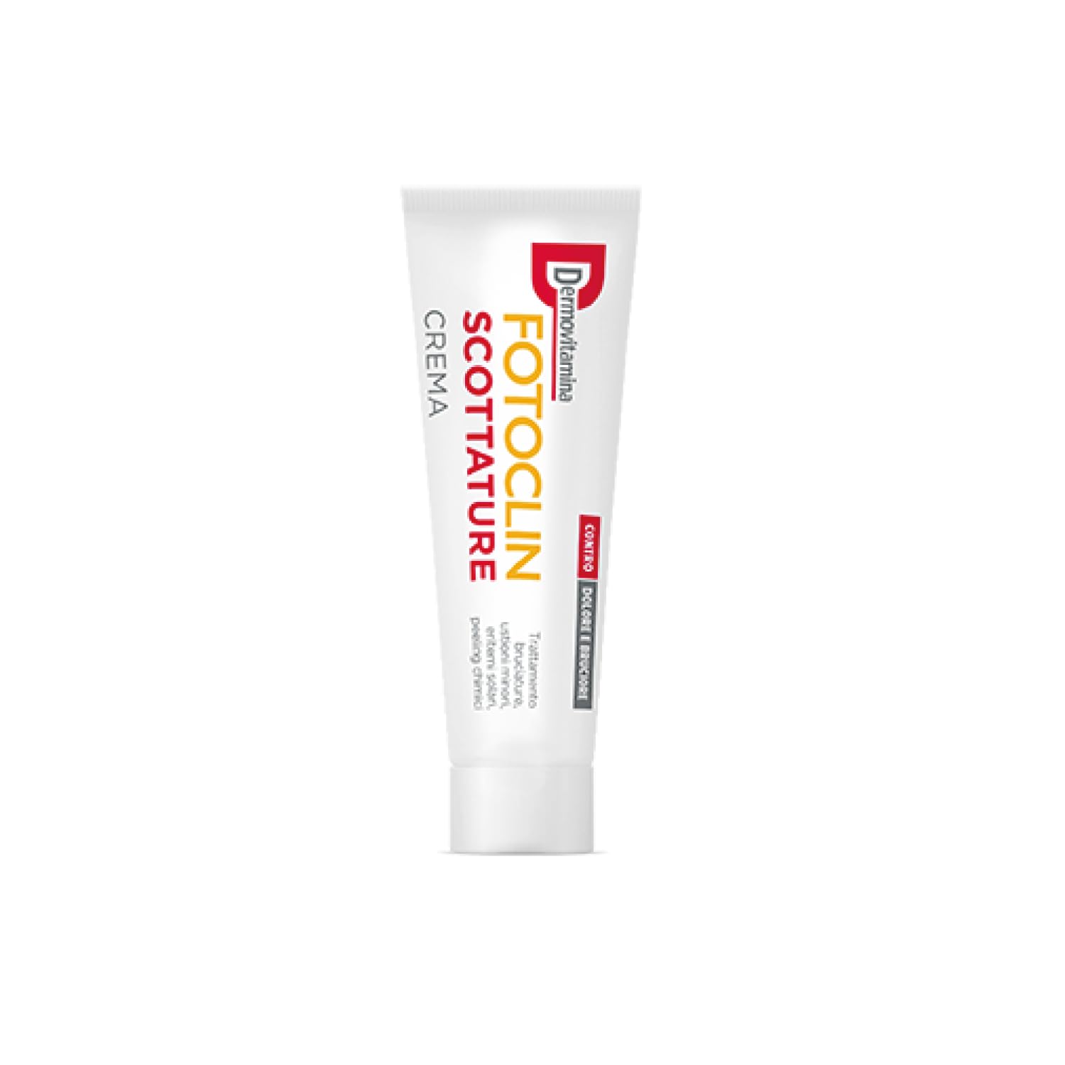 Dermovitamina Fotoclin Scottature Crema - Crema per il Trattamento di Bruciature, Ustioni Minori, Eritemi Solari e Peeling Chimici - Contro Dolore e Bruciore - Doposole - Senza Cortisone - 30ml