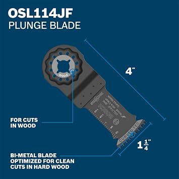 Bosch OSL005C 5 pc. Starlock Oscillating Multi-Tool Accessory Blade Set