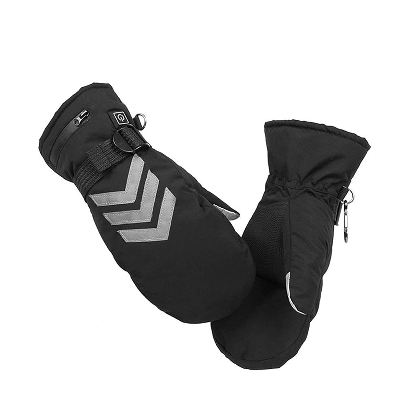 Gants chauffants mitaines à batterie rechargeable au lithium avec 3 vitesses de température