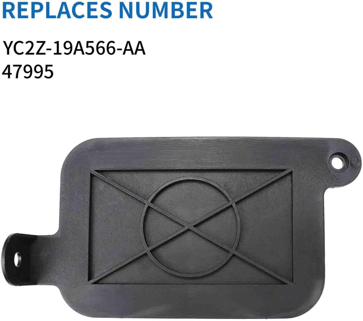 YC2Z-19A566-AA Vacuum Reservoir Storage Canister Compatible with Ford E150 E250 E350 Econoline Van 2000-2014 Replaces 47995