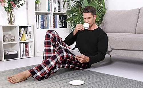 Marvmys Matching Pajamas for Couples Men & Women Long Sleeve Plaid Pjs Loungewear Pjs Set with Pockets S-3XL - Image 5