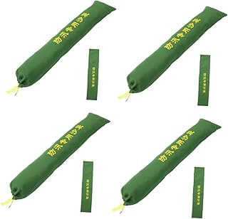 TEHAUX 4 Unidades De Barra De Areia Para Controle De Inundação Sacos De Areia Para Inundação Sacos De Areia Para Inundação Barreiras Contra Inundações Saco De Areia Treino Fitness Saco