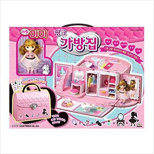 MIMI WORLD Mimi Petit Rose Trasforming Sac à Main Maison & Toy Sanitizer30Ml