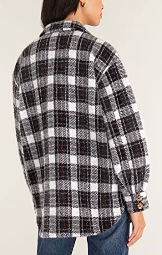 Z SUPPLY Plaid Tucker Jacket In White ZJ2146233