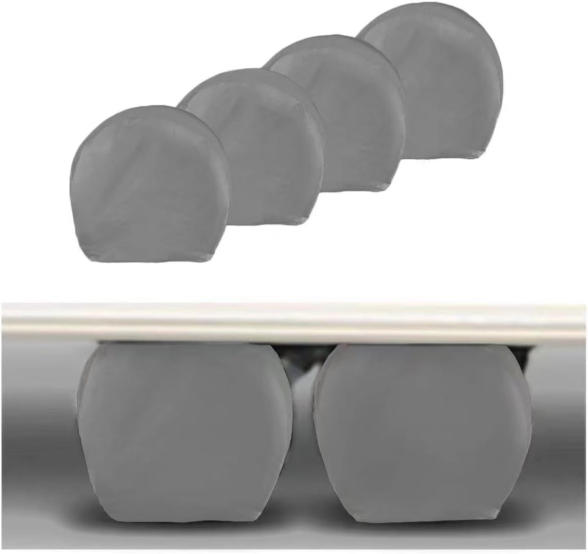 MORNYRAY Tire Covers 4 Pack,Waterproof Anti-UV Snow Sun Rain Tire Covers for RV,Truck, SUV, Trailer, Camper.