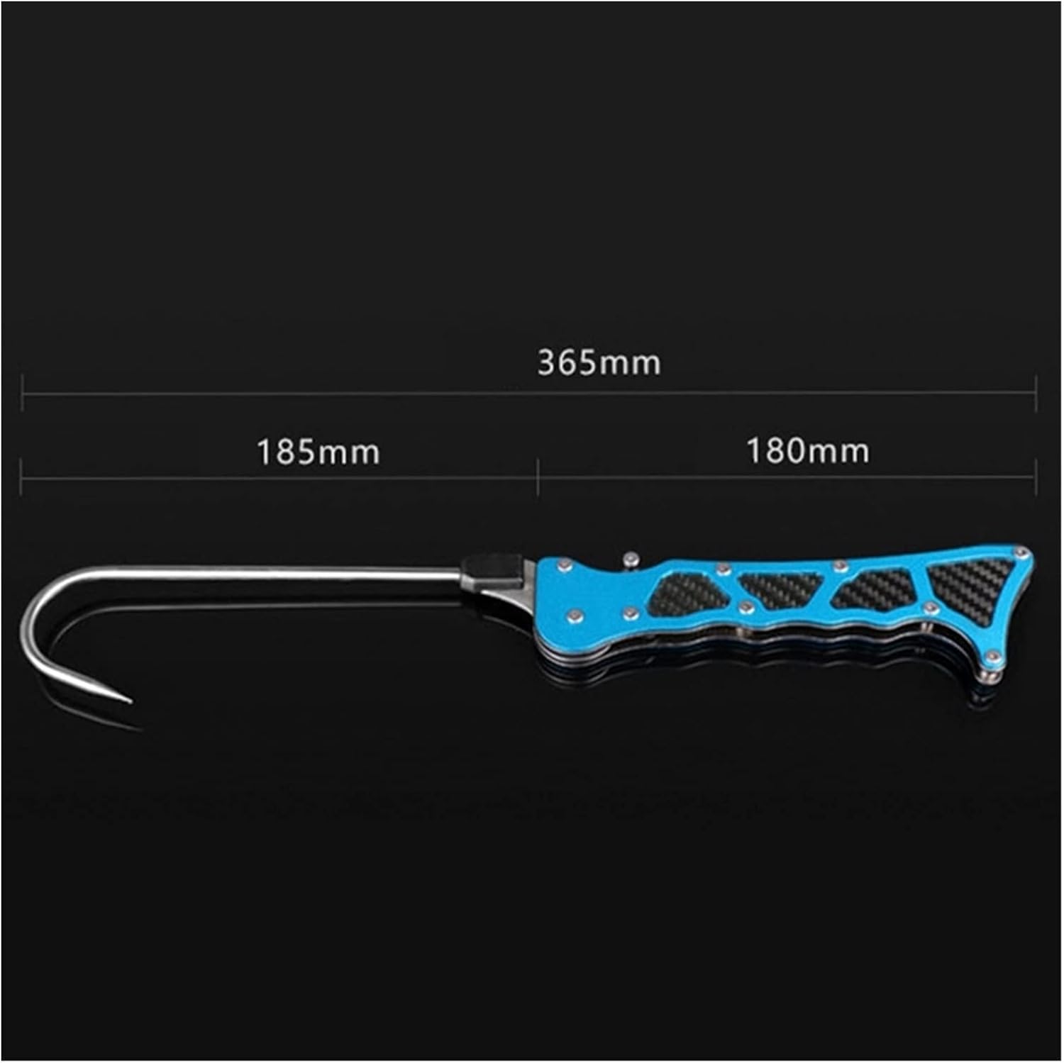 Professional Fish Hook Foldable Outdoor Grip Portable Telescopic Sea Fishing Gaff Stainless Steel Lip Spear Hook Gripper Tackle