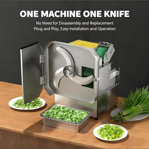 Cortador eléctrico de verduras industrial para acelerar la preparación de alimentos 8